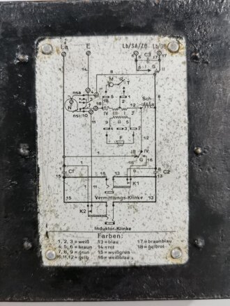 Amtsanschliesser 33 der Wehrmacht datiert 1940, guter Zustand, Funktion nicht geprüft