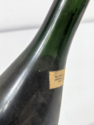 Flasche " Milch Kaltschale mit Karamel Geschmack"  Preis in Reichsmark, ungeöffnet, ungereinigt