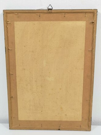 Wehrmachtgefängniss Germersheim, original gerahmte Bestallungsurkunde zum Feldwebel eines Angehörigen des Aufsichtspersonal . Datiert 1941, Maße des Rahmen 22x32cm