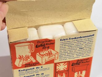 Pack " Esbit Trocken Brennstoff" Erich Schumm Stuttgart, ungeöffnet, sehr guter Zustand