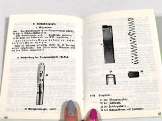 REPRODUKTION "Die Maschinenpistole 18 I.", Berlin 1938, 28 Seiten, DIN A6