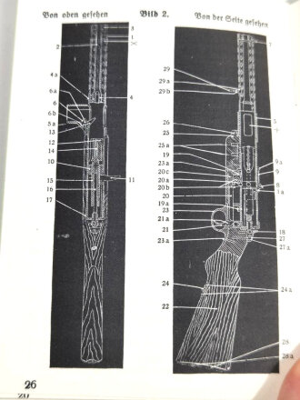 REPRODUKTION "Die Maschinenpistole 18 I.", Berlin 1938, 28 Seiten, DIN A6