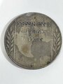 Nicht tragbare Plakette "Preisschiessen 1936, 6.Preis"  Durchmesser 50mm, Rückseitig Lack oder Klebstoffreste