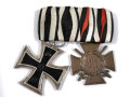 Ordenschnalle Eisernes Kreuz 2.Klasse 1914 und Ehrenkreuz für Frontkämpfer