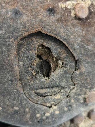 Paar Halbschuhe für Mannschaften, vermutlich Reichsarbeitsdienst o.ä. Stark getragen, Leder zum Teil trocken, Sohlenlänge 31cm