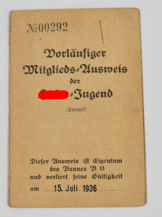 Umfangreicher Nachlass eines Hitler Jugend Streifendienst Führers aus Regensburg