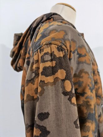 Waffen SS Wintertarnjacke, getragenes, farbfrisches Stück