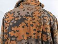 Waffen SS Wintertarnjacke, getragenes, farbfrisches Stück