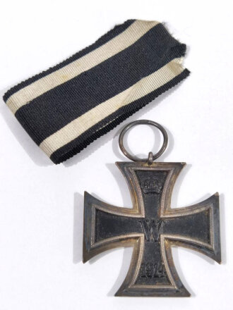 Eisernes Kreuz 2.Klasse 1914, Hersteller "WILM" im Bandring für -H.J. Wilm, Berlin