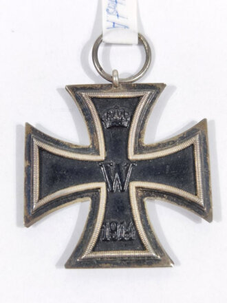 Eisernes Kreuz 2.Klasse 1914, Hersteller "A" im Bandring, wird dem Hersteller F.A. Assmann zugeordnet aber nicht belegt