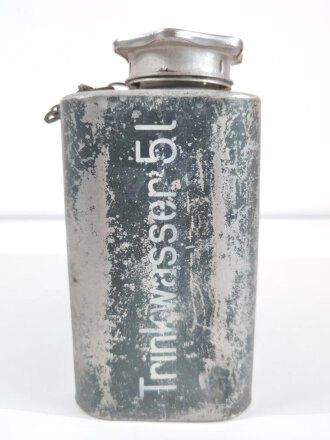 Luftwaffe, 5 Liter Trinkwasserbehälter für Flugzeuge, Originallack, hat Benzingeruch