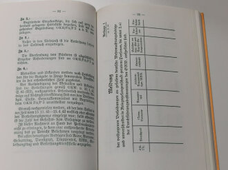 Sammeldruck "Merkblatt 15/5 - Orden und Ehrenzeichen Abschnitt I Neudruck von 1.Juli 1943", 295   Seiten, über DIN A5, gebraucht