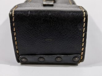 Hörertasche für Nachrichtentruppe der Wehrmacht aus Ersatzmaterial, sehr guter Zustand