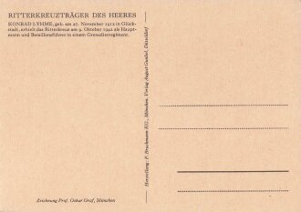 Ansichtskarte "Ritterkreuzträger des Heeres:...
