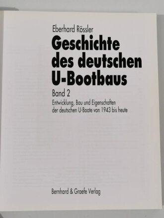 "Die Geschichte des deutschen U-Bootbaus Band 2...