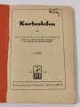 "Kartenlesen" Berlin, 1940, 117 Seiten, ausklappbarer Anhang, unter A5