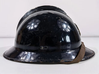 Frankreich, Helm für Polizei aus Metall ( ex Modell 1926 Stahlhelm)  Gebraucht, Größe 56