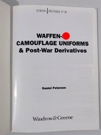 "Waffen SS Camouflage Uniforms & Post-War...