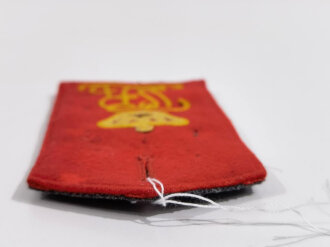 Bayern, Schulterklappe für Mannschaften im Königlich Bayerischen 7.Feldartillerie-Regiment „Prinzregent Luitpold“ München, Gesamtlänge 13,5cm