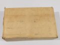 U.S. WWII , empty cardboard box for " 10 First Aid Packets" Carlisle model ( green )