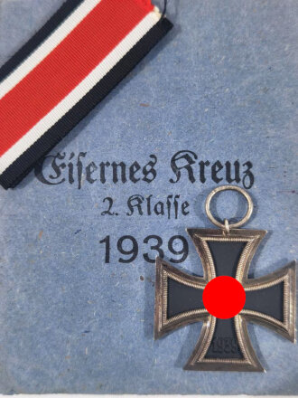 Eisernes Kreuz 2. Klasse 1939, wird dem Hersteller 19 zugeordnet für "E.Ferdinand Wiedmann, Frankfurt a. Main "