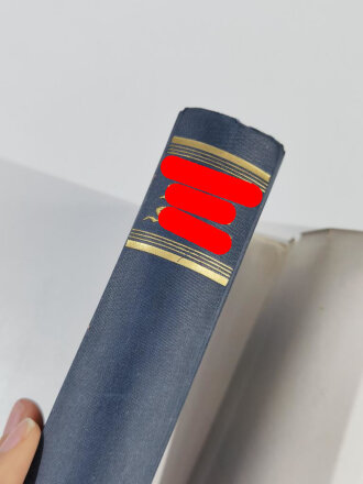 Adolf Hitler "Mein Kampf" . Blaue Volksuasgabe, Auflage 1942, Im Schutzumschlag