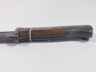 Seitengewehr Modell 84/98 für K98 der Wehrmacht. Nicht Nummerngleich