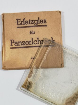 Wehrmacht, Ersatzscheibe für Panzerschreckschild, Originalverpackt