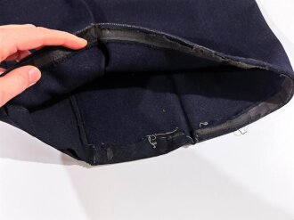 Kriegsmarine, blaue Hose für Mannschaften. Kammerstück von 1942, stärker getragen