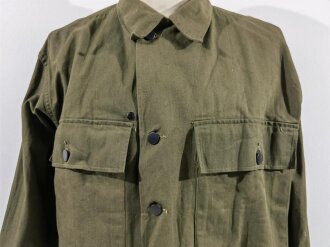 U.S. 1943 dated Jacket, HBT, size 38 Regular. used, Brustweite 59 cm