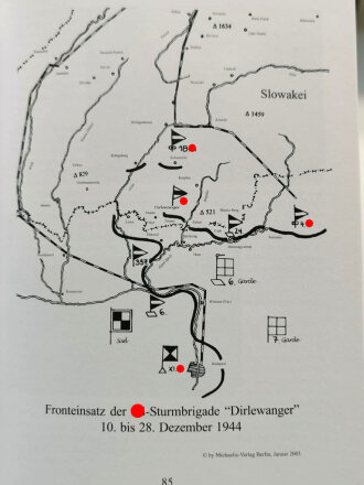 Die SS-Sturmbrigade "Dirlewanger", vom Warschauer Aufstand bis zum Kessel von Halbe,133 Seiten, 15,7 x 21,7 cm, gebraucht