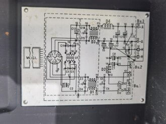Wechselrichter EW.b zum Tornister Empfänger Berta. Originallack,datiert 1943,  Funktion nicht geprüft