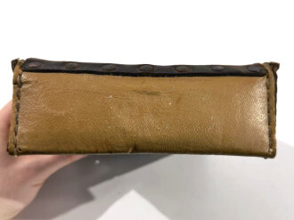 MG Werkzeugtasche Wehrmacht aus gelbem Ersatzmaterial,  getragenes Stück