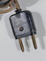 Doppelfernhörer a der Wehrmacht, datiert 1941, Stecker überlackiert, Funktion nicht geprüft