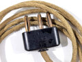 Stecker mit langem Kabel ( 178cm) für Funkgeräte Wehrmacht