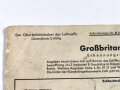 Luftwaffe, Kriegsschiffe Erkennungstafel "Großbritannien" vom April 1940