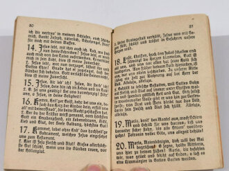 Katholisches Feldgesangbuch, 95 Seiten, Kleinformat, gebraucht