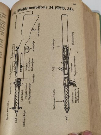 Waffentechnischer Leitfaden für die Ordungspolizei 1940, 436 Seiten, DIN A5, gebraucht
