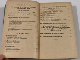 Waffentechnischer Leitfaden für die Ordungspolizei 1940, 436 Seiten, DIN A5, gebraucht