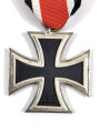 Eisernes Kreuz 2. Klasse 1939, Hersteller " 4 " im Bandring für " Steinhauer & Lück ", sehr guter Zustand, Hakenkreuz mit voller Schwärzung, magnetisch, selten