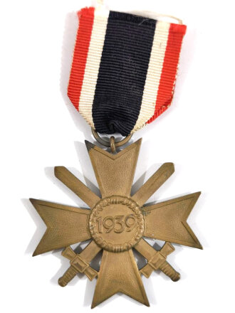 Kriegsverdienstkreuz 2. Klasse 1939 mit Schwertern ohne Hersteller ( Buntmetall )