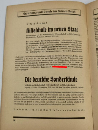 "Bücher aus dem Armanen-Verlag", Leipzig und Frankfurt a.M., DIN A5, 31 Seiten