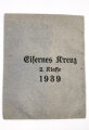 Verleihungstüte zum Eisernen Kreuz 2. Klasse 1939, vermutlich nicht original