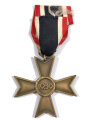 Kriegsverdienstkreuz 2. Klasse1939 ohne Schwerter, ohne Hersteller, Buntmetall , am Band