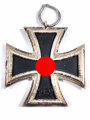 Eisernes Kreuz 2. Klasse 1939 ohne Hersteller, Magnetisch, Kern lässt sich leicht verschieben, Hakenkreuz minimal berieben, Bandring wurde unsachgemäß ergänzt