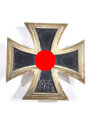 Eisernes Kreuz 1. Klasse 1939, ohne Hersteller, Hakenkreuz minimal berieben, magnetisch, Kern leicht eingeölt