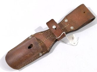 Koppelschuh zum Seitengewehr K98 der Wehrmacht, ungeschwärztes, frühes Stück , datiert 1939