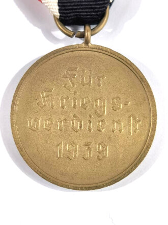 Kriegsverdienstmedaille 1939, Buntmetall, am Band