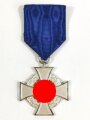 Treudienst Ehrenzeichen in Silber für 25 Jahre an Trägernadel, guter Zustand