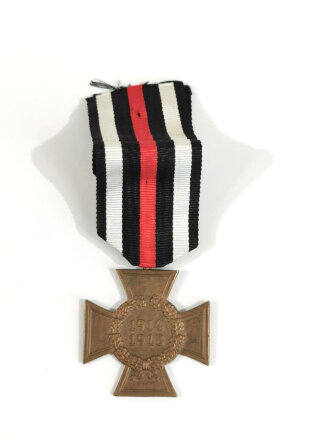 Ehrenkreuz für Kriegsteilnehmer am Band mit Hersteller N.&H.